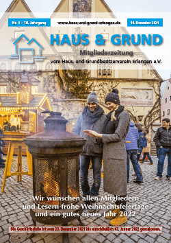 Haus & Grund Erlangen Magazin 12.2021