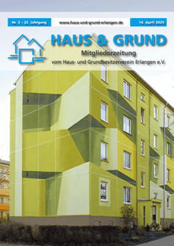 Haus & Grund Erlangen Magazin April 2025 Haus & Grund Erlangen Magazin April 2025