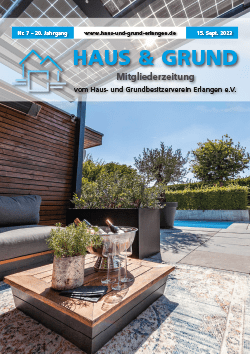 Haus & Grund Erlangen Magazin September 2023 Haus & Grund Erlangen Magazin September 2023