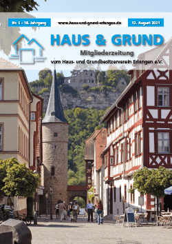 Haus & Grund Erlangen Magazin 08.2021