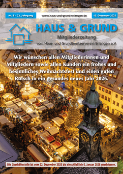 Haus & Grund Erlangen Magazin Dezember 2025