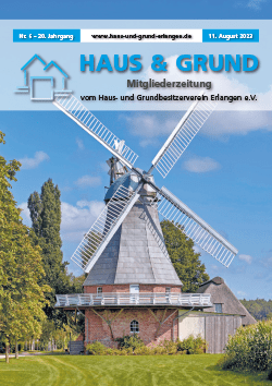 Haus & Grund Erlangen Magazin August 2023 Haus & Grund Erlangen Magazin August 2023