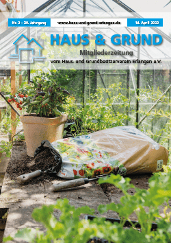 Haus & Grund Erlangen Magazin April 2023 Haus & Grund Erlangen Magazin April 2023