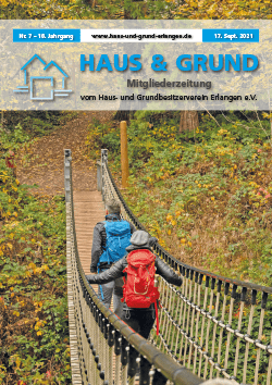Haus & Grund Erlangen Magazin 09.2021