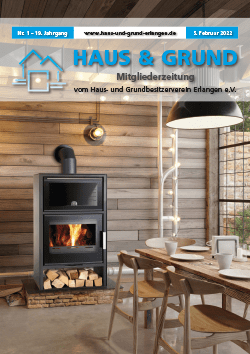 Haus & Grund Erlangen Magazin 01/02.2022 Haus & Grund Erlangen Magazin 01.2022